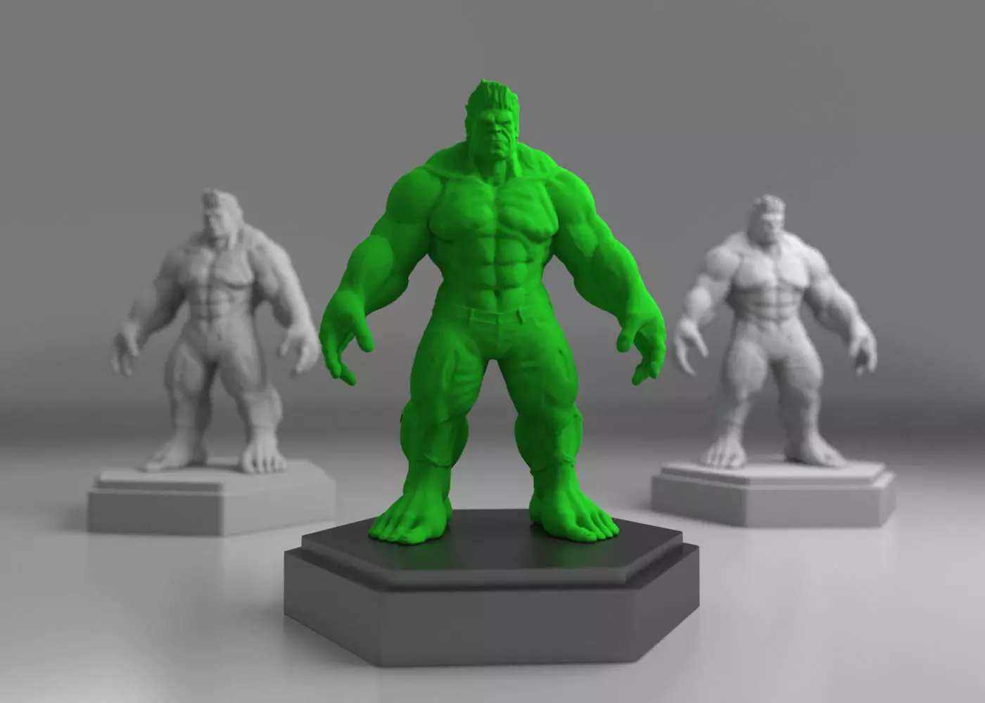 Hulk 3D print model statue 3D print model_0