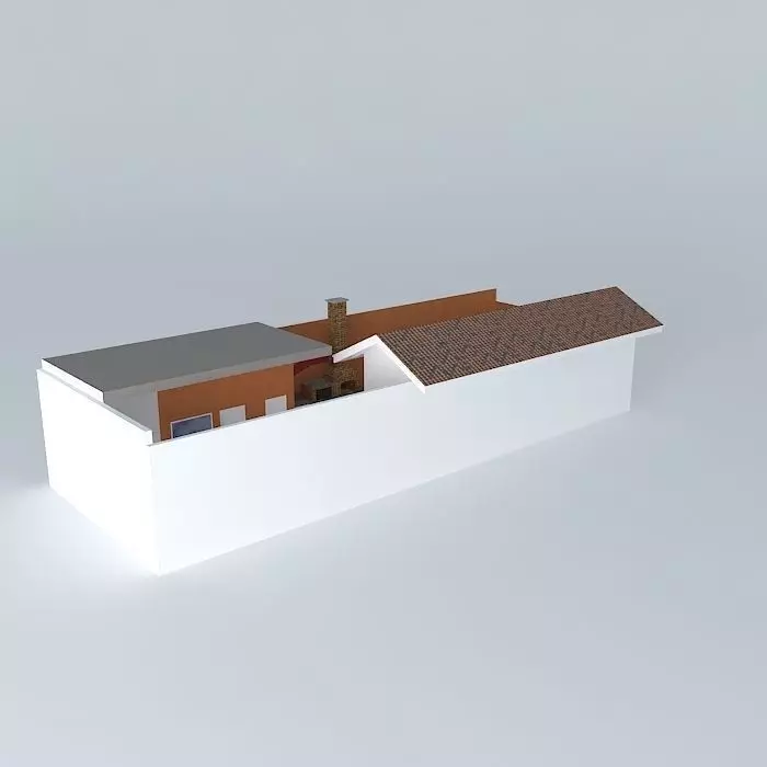 niviaorkut house with roof Free 3D model