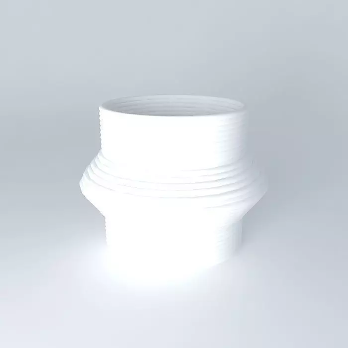 vase glass Free 3D model_0