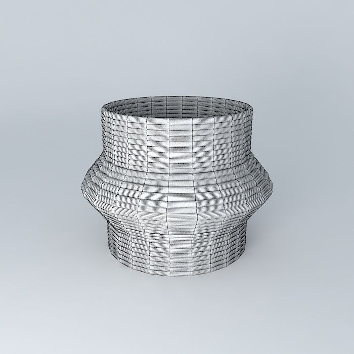 vase glass Free 3D model_3