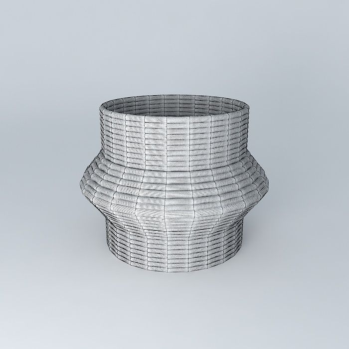 vase glass Free 3D model_4