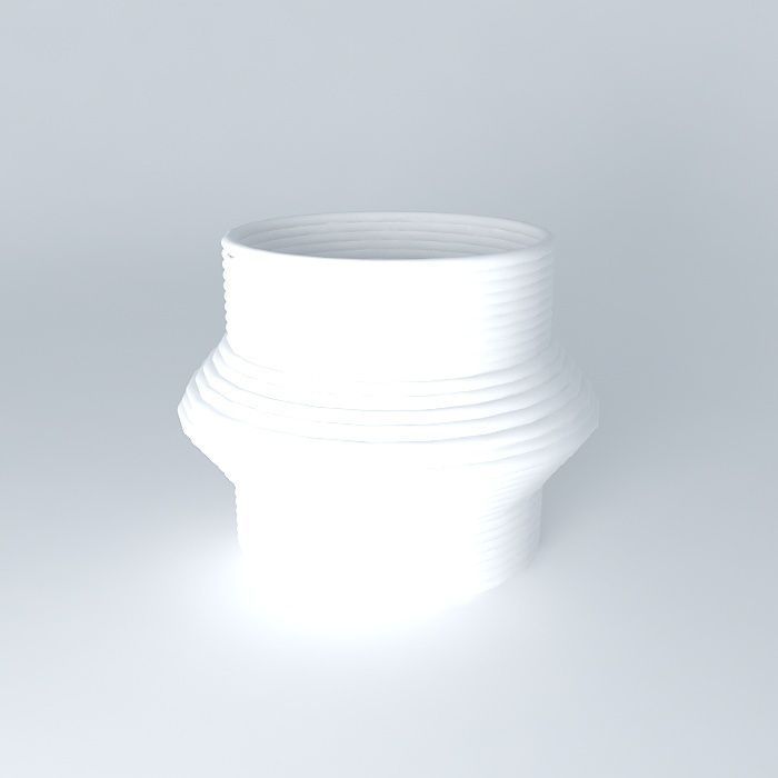 vase glass Free 3D model_1