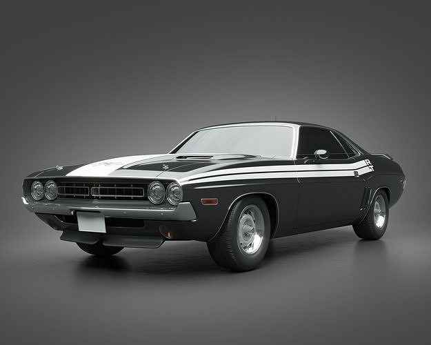 1971 Dodge Challenger RT 3D model