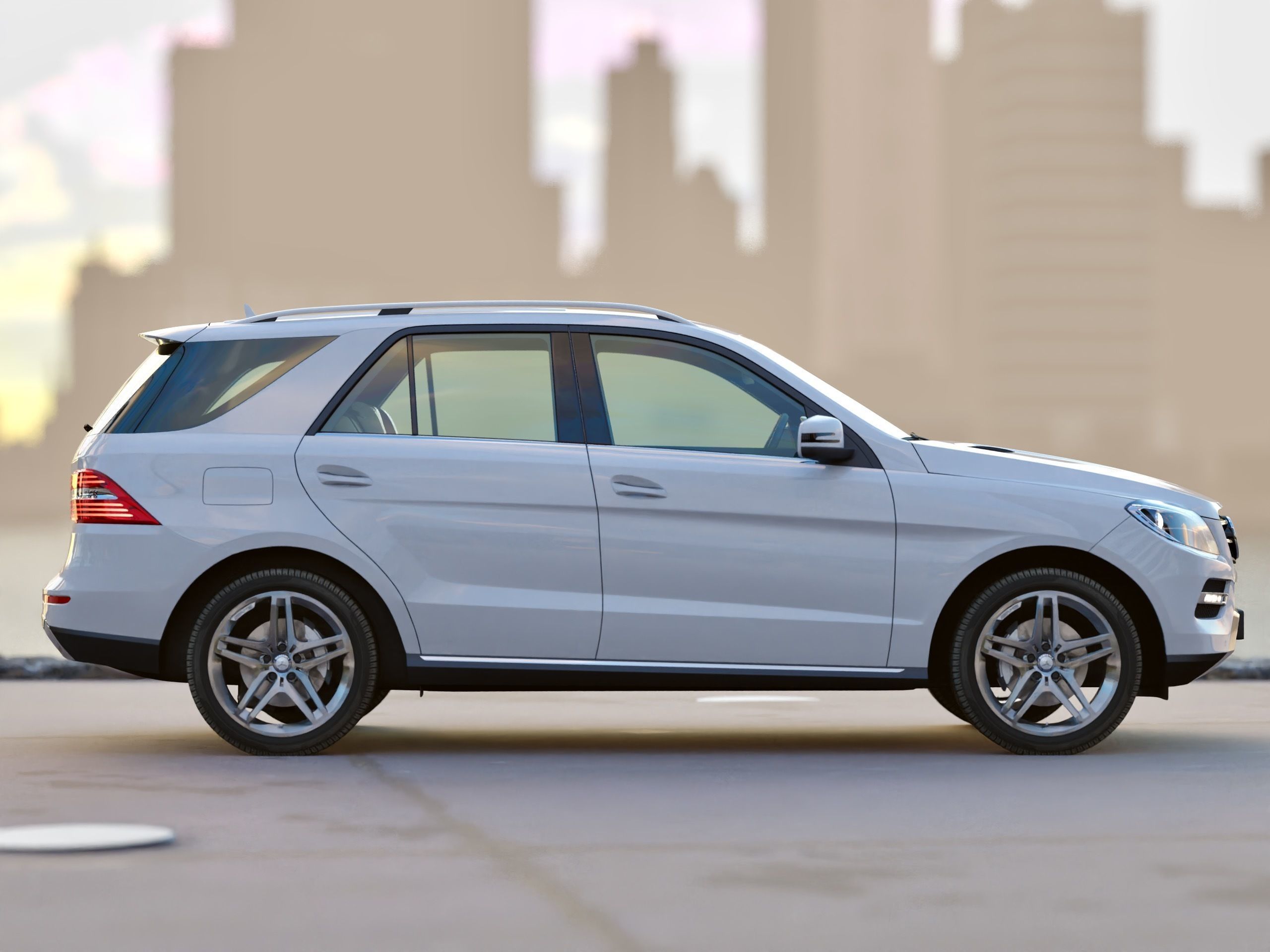 Mercedes-Benz ML-Class 2013 3D model_3