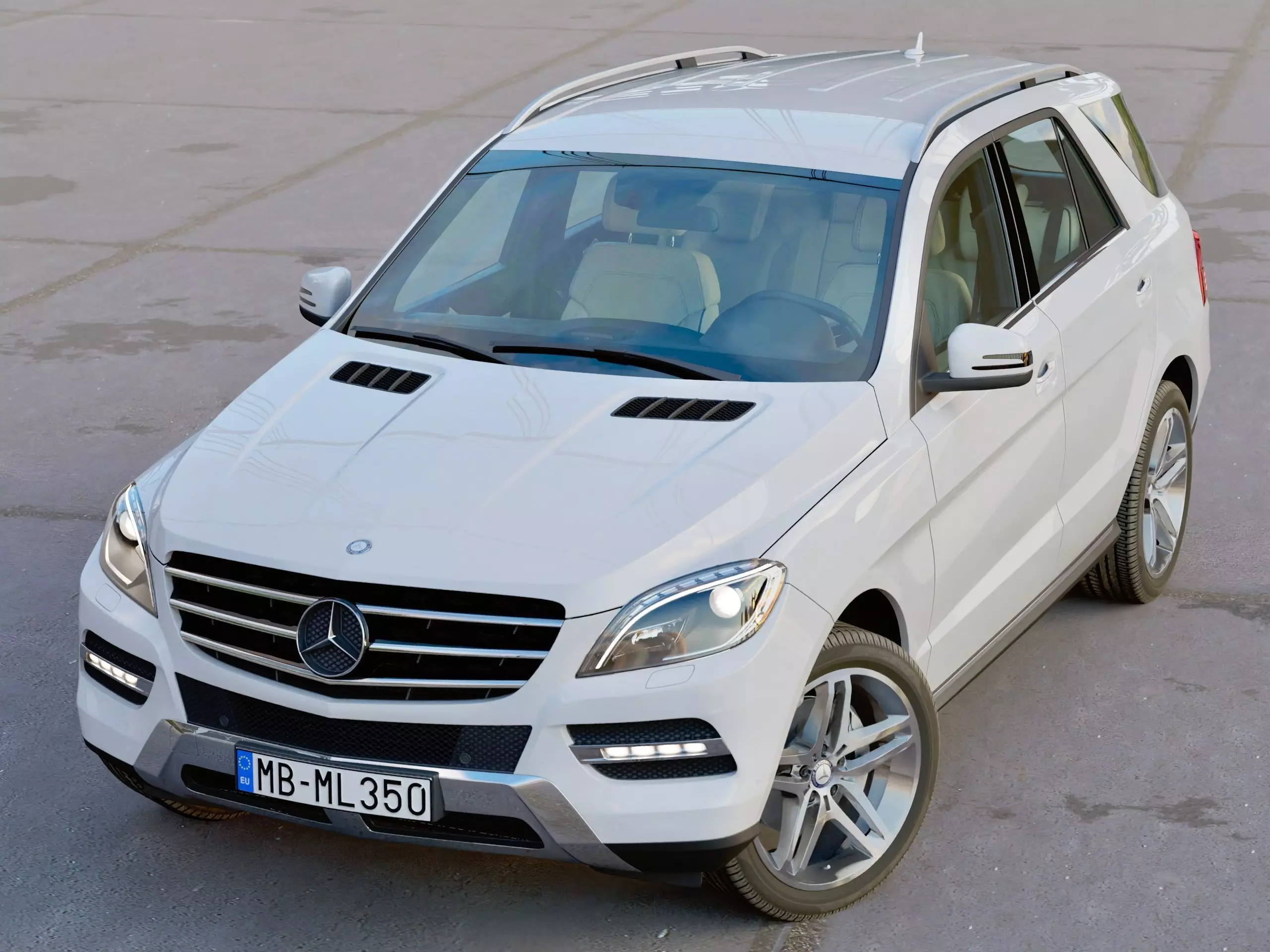 Mercedes-Benz ML-Class 2013 3D model_0