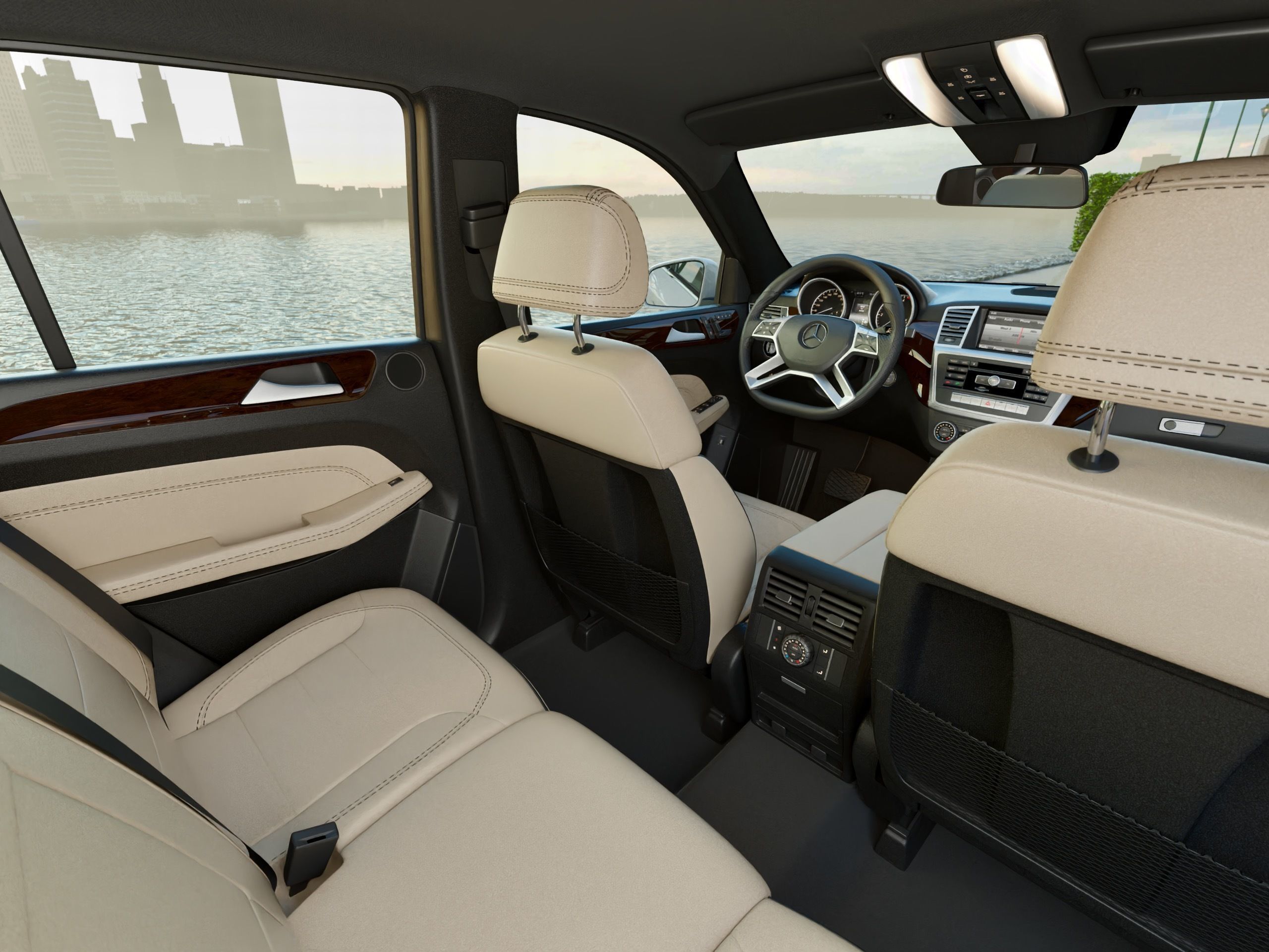 Mercedes-Benz ML-Class 2013 3D model_11
