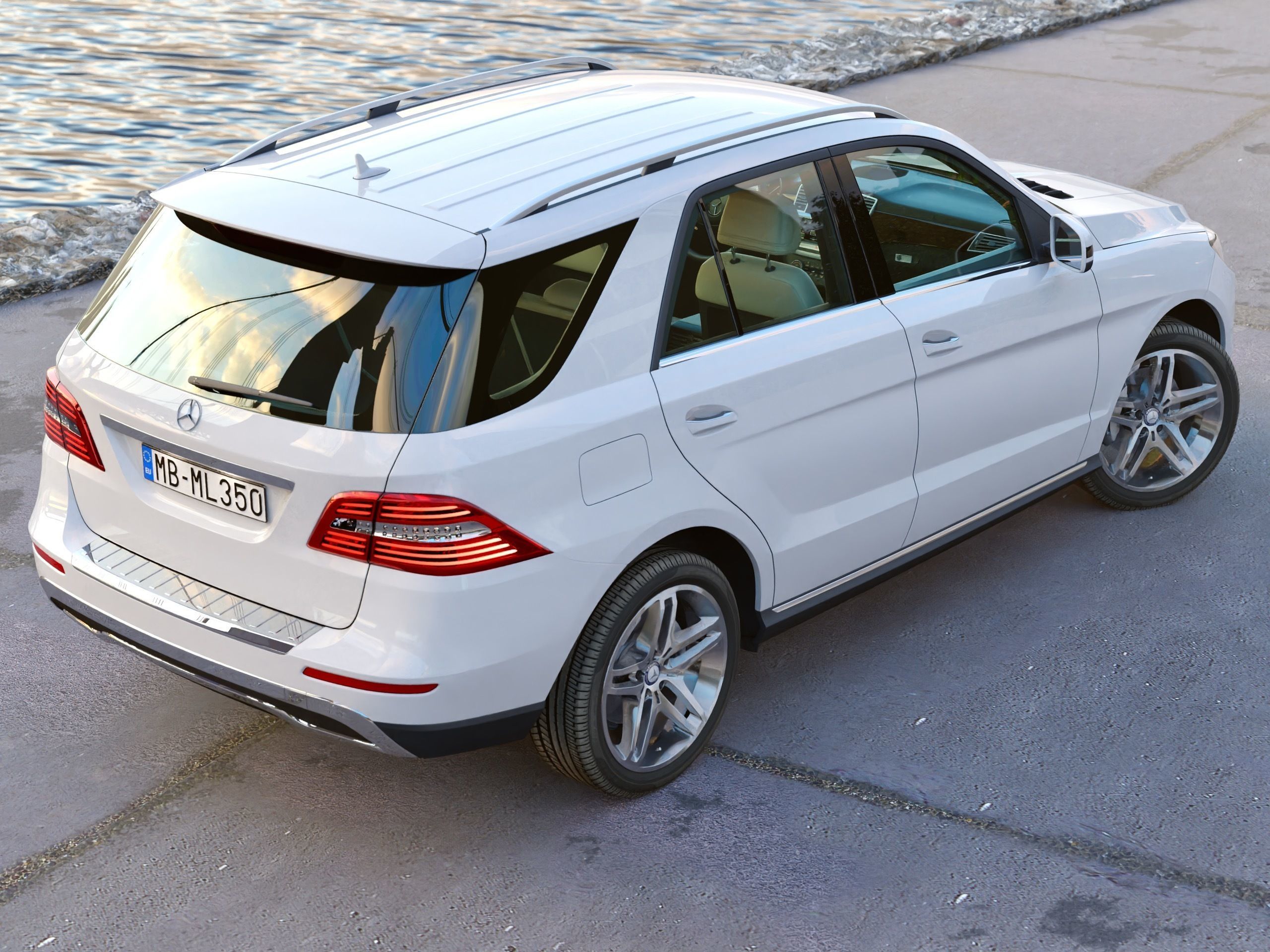 Mercedes-Benz ML-Class 2013 3D model_1
