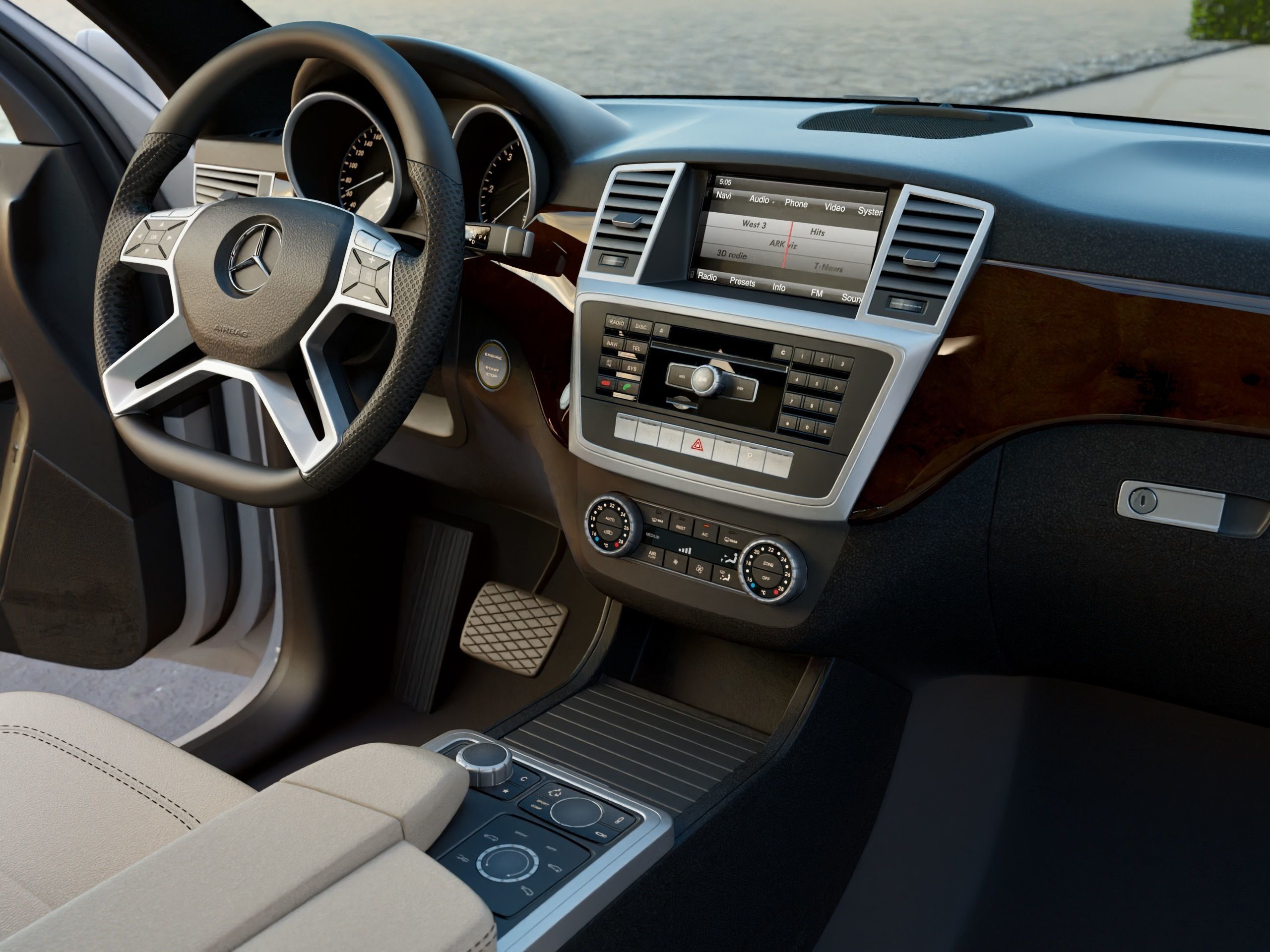 Mercedes-Benz ML-Class 2013 3D model_9