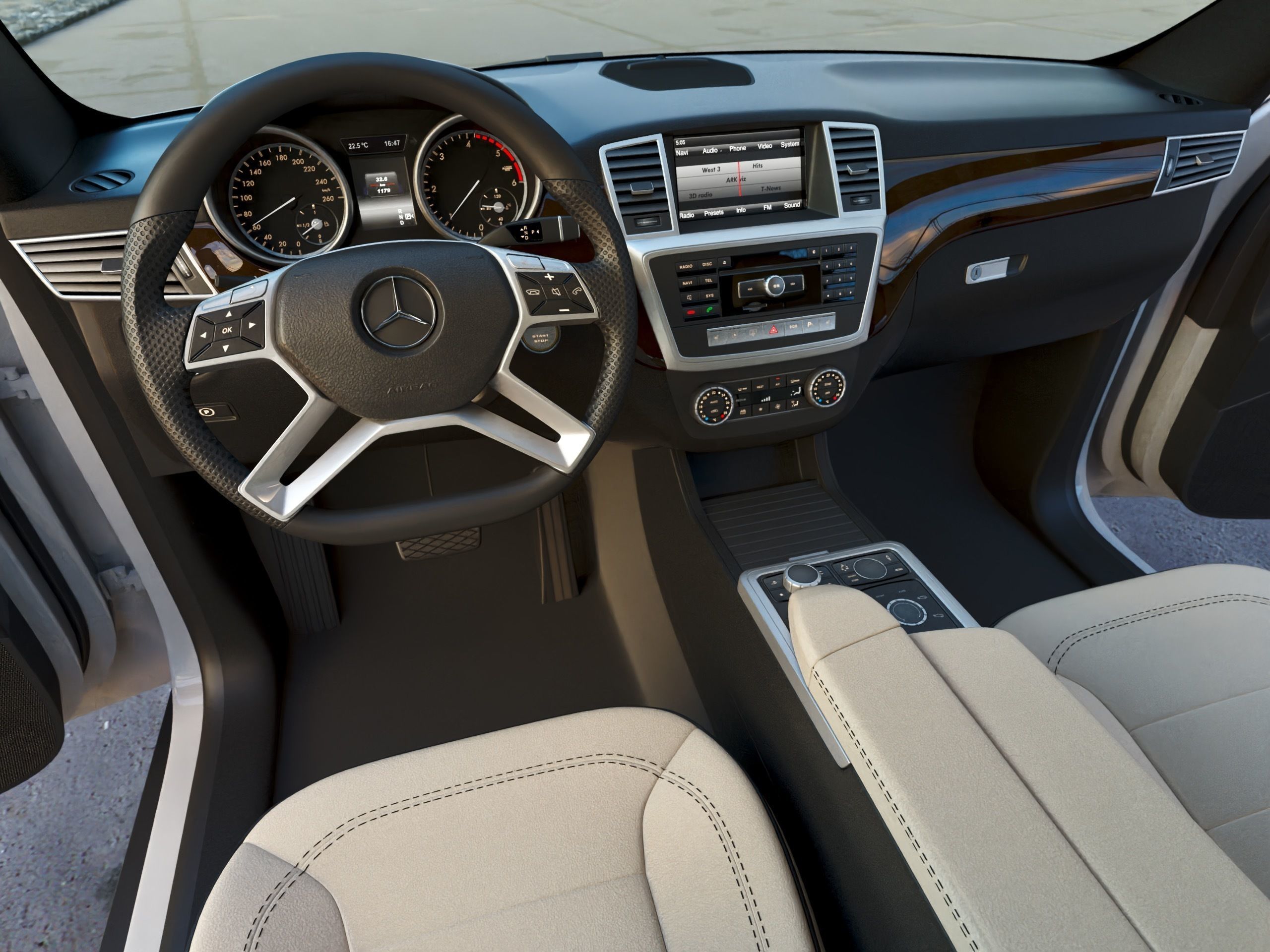 Mercedes-Benz ML-Class 2013 3D model_8