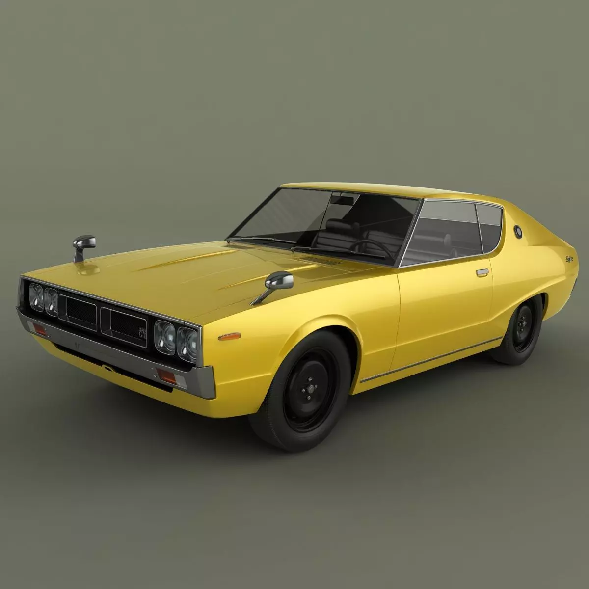 Datsun Skyline 240K GT 3D model_0