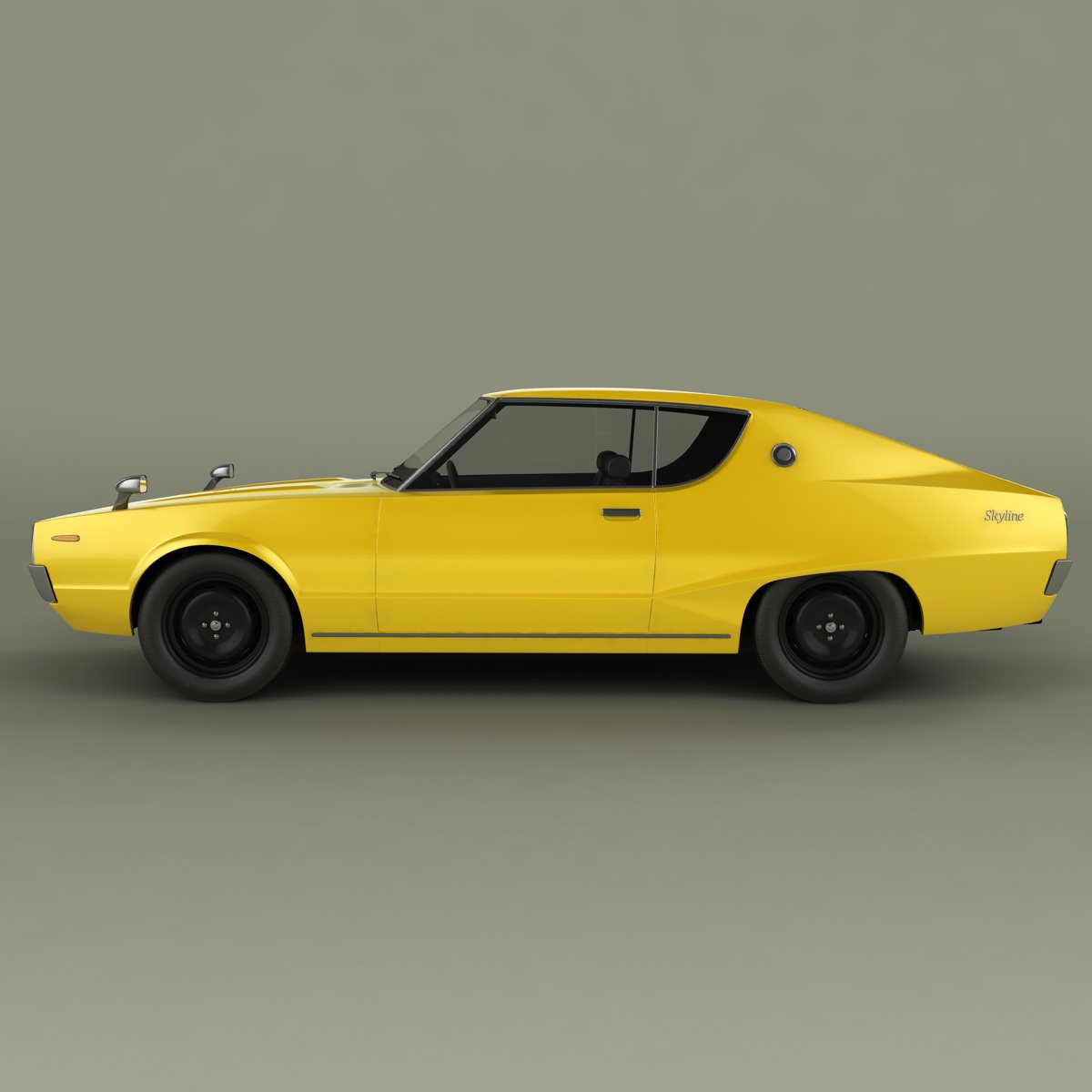 Datsun Skyline 240K GT 3D model_1