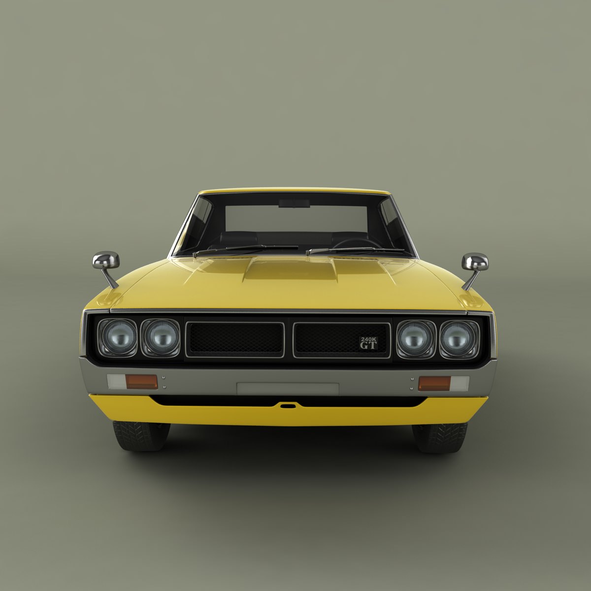 Datsun Skyline 240K GT 3D model_5