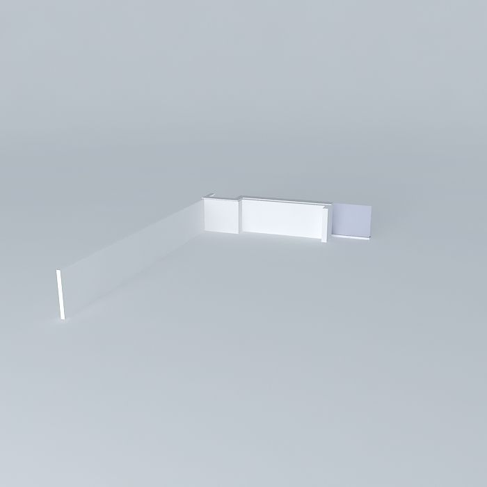 fachadaorkut house with door Free 3D model_1