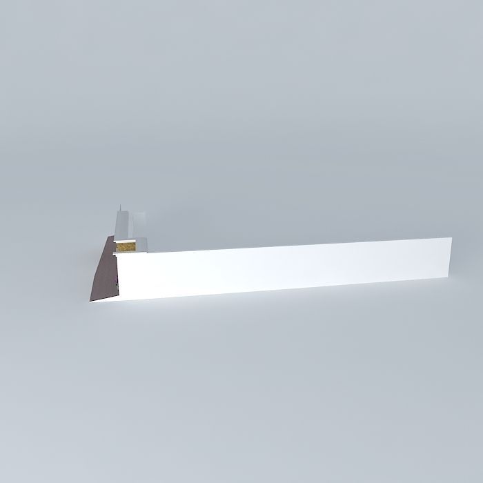 fachadaorkut house with door Free 3D model_2