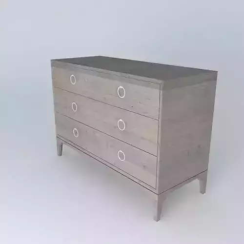 Zinc Door Redford House Bennett 3 Drawer Dresser