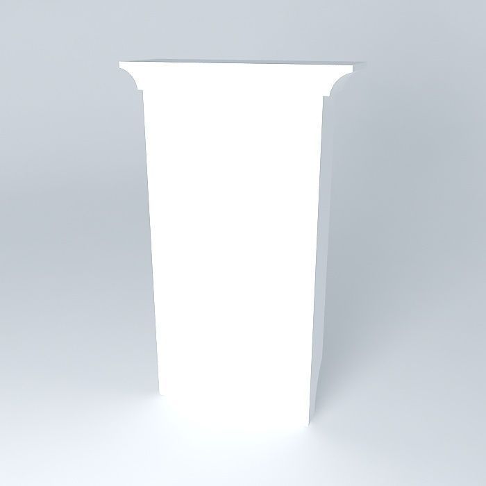 vintage vanity cabinet vintage mirror cabinet Free 3D model_1