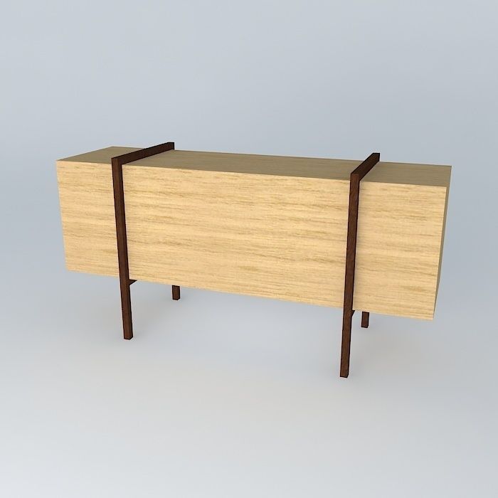 buffet sideboard, console Free 3D model_1