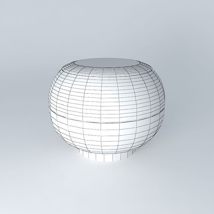 red bowl Chinese pot pot pot Free 3D model_4