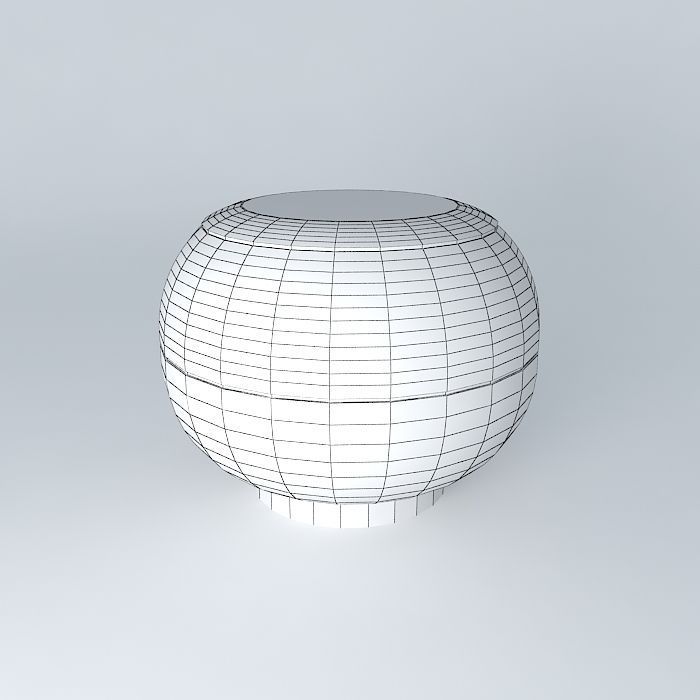 red bowl Chinese pot pot pot Free 3D model_3