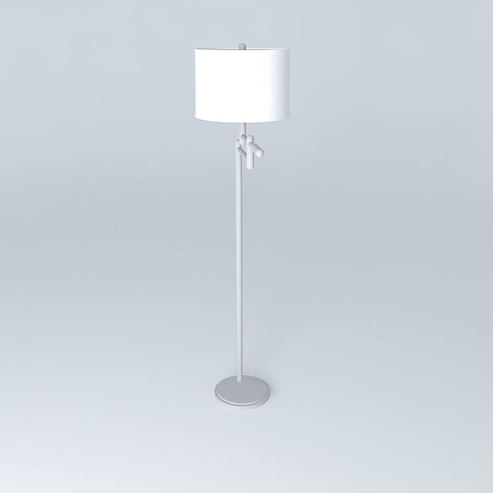 Allmodern Wildon Home Grant Floor Lamp 3d Model Cgtrader