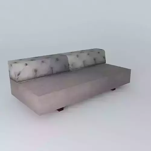 West Elm Tillary Tufted Sofa Free 3D model