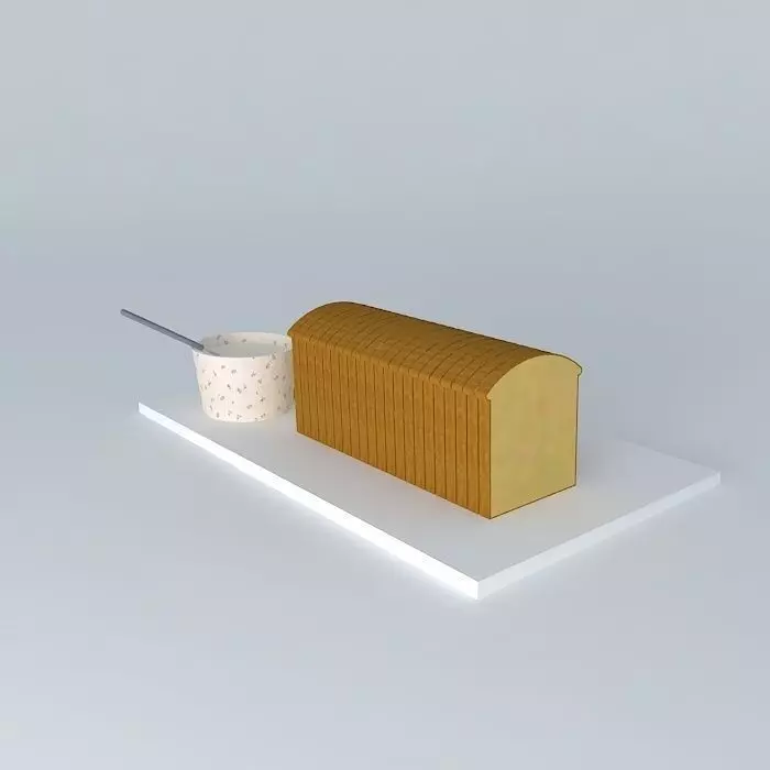 bread bread garnish Free 3D model