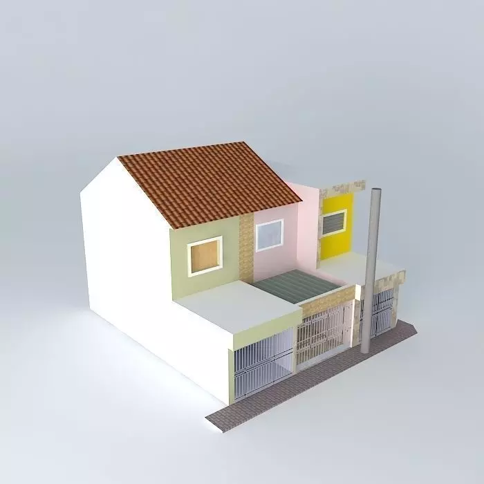 live house Free 3D model_0