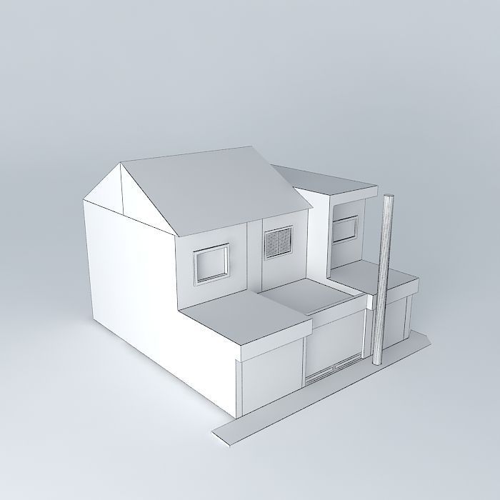live house Free 3D model_3