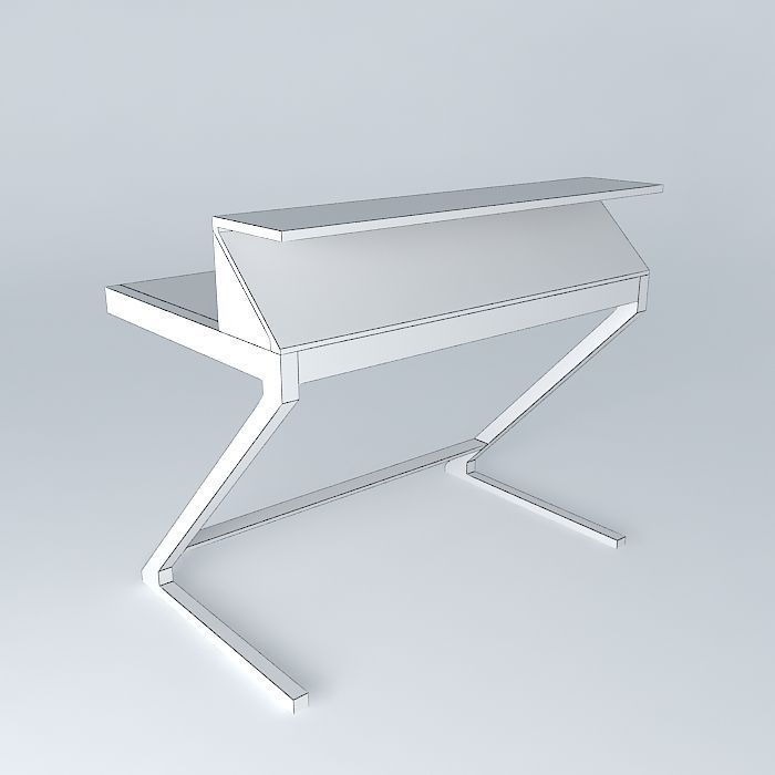 Andrea desk desk Andrea Free 3D model_4