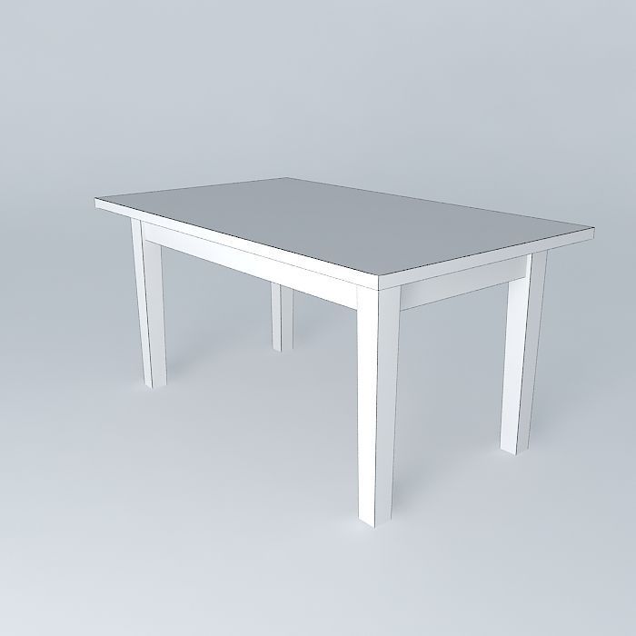 BOULANGERIE RECTANGULAR EXTENSION DINING TABLE Free 3D model_4