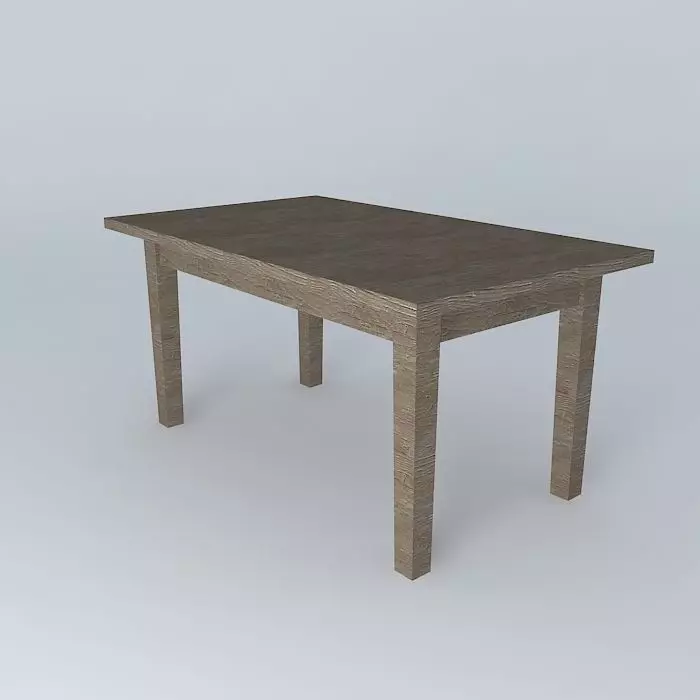 BOULANGERIE RECTANGULAR EXTENSION DINING TABLE Free 3D model_0