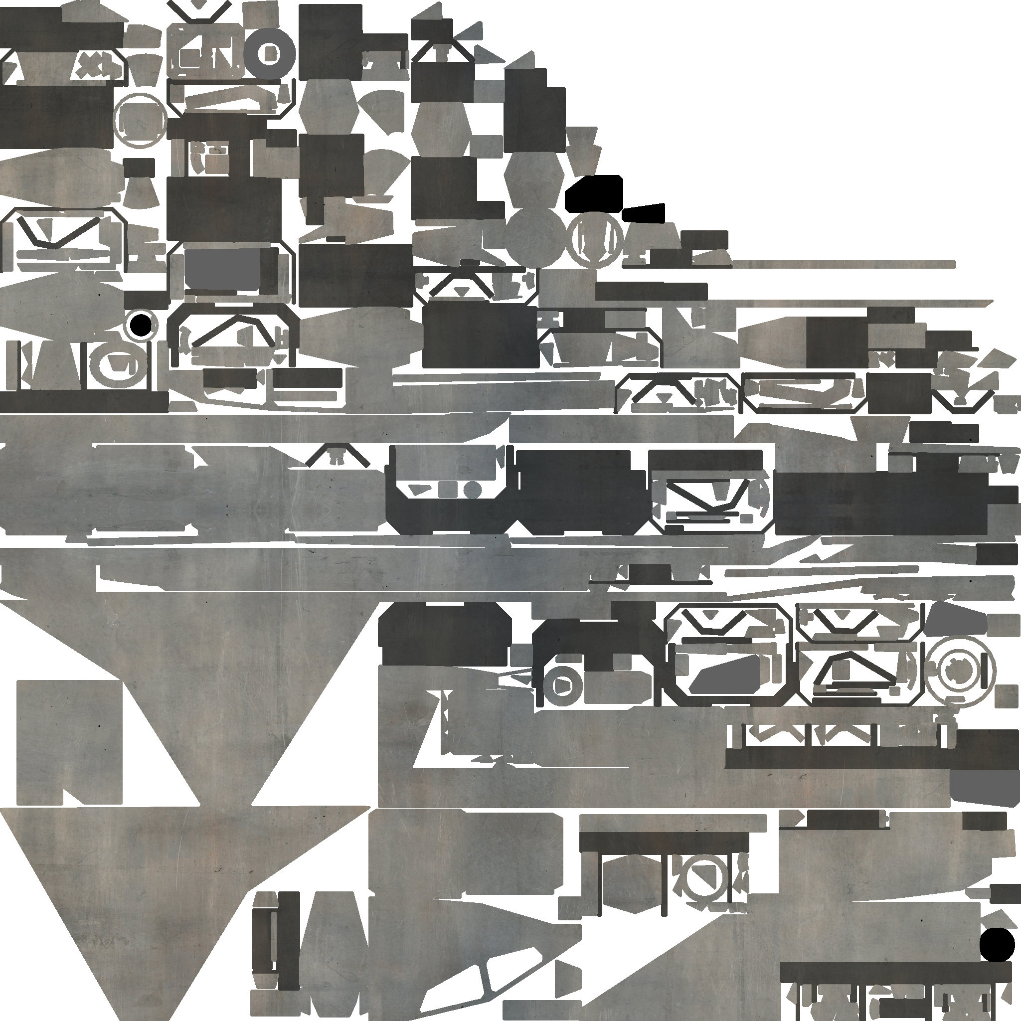 ISSCV spaceship Low-poly 3D model_1