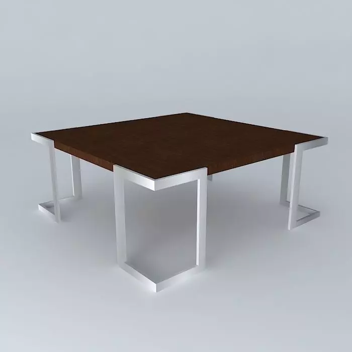 coffe table mesa de centro Free 3D model_0