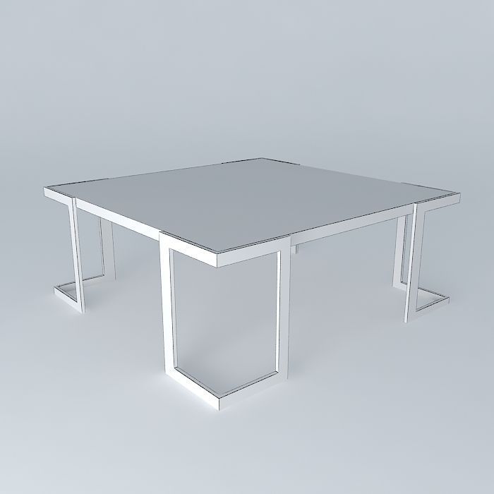 coffe table mesa de centro Free 3D model_4