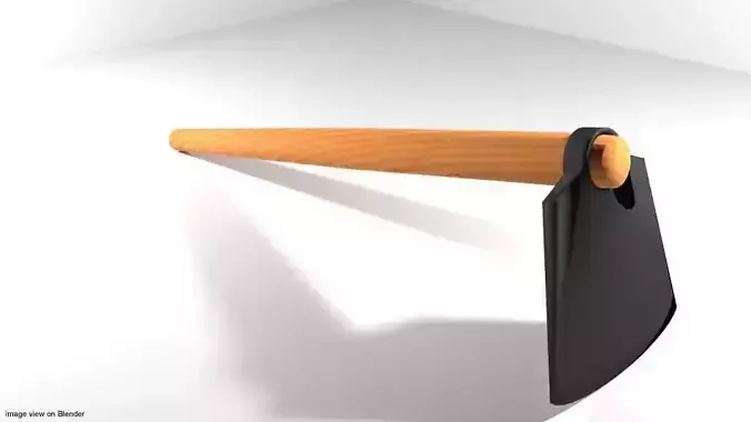Farm Tool - Hoe 3D model