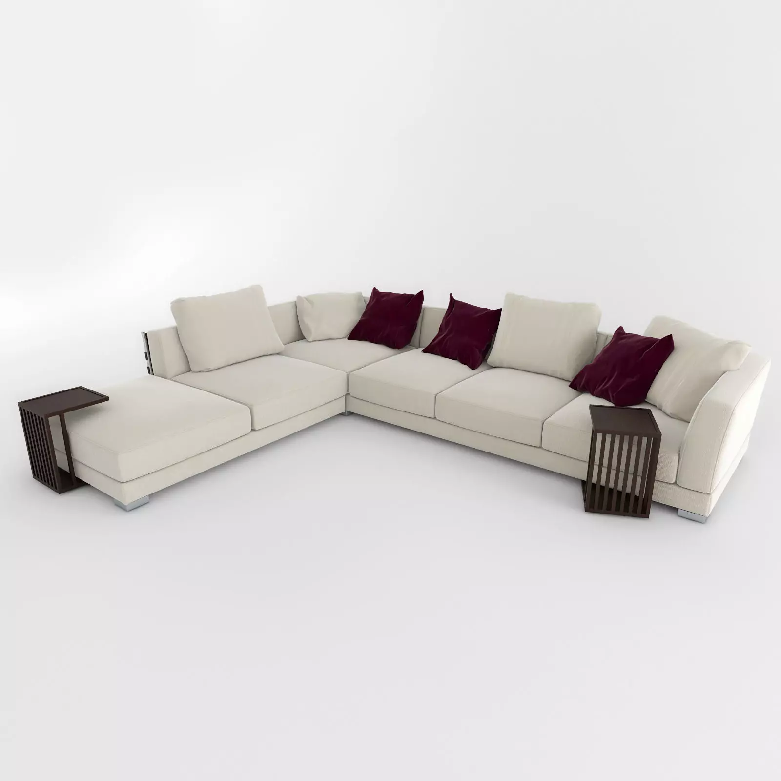 Sofa cestone Flexform 3D model