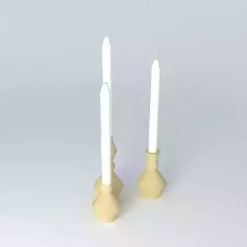 Crate and Barrel Denby Candle Holders