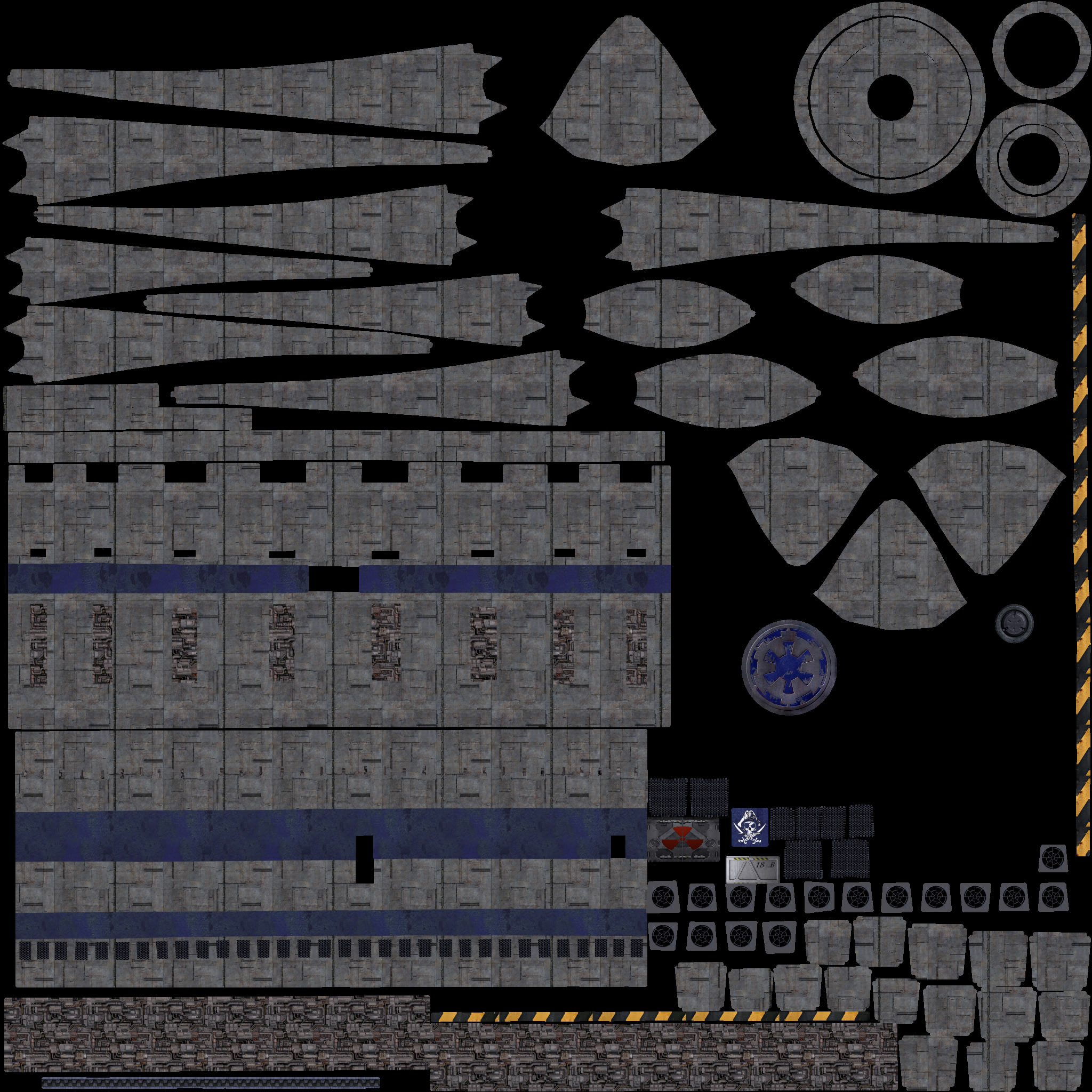 Babylon Station Low-poly 3D model_1