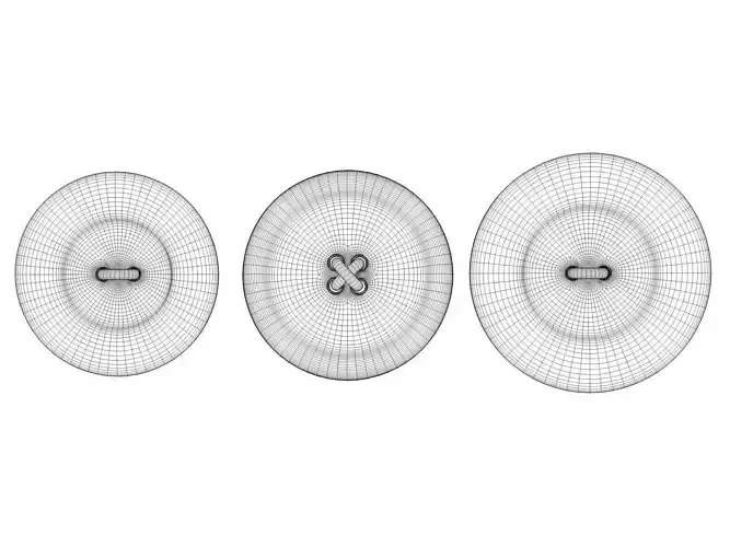 graddig set of three circular disks Free 3D model