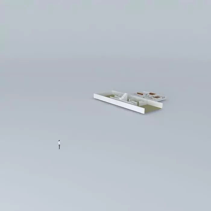 veronicaorkut house in middle of field Free 3D model_0