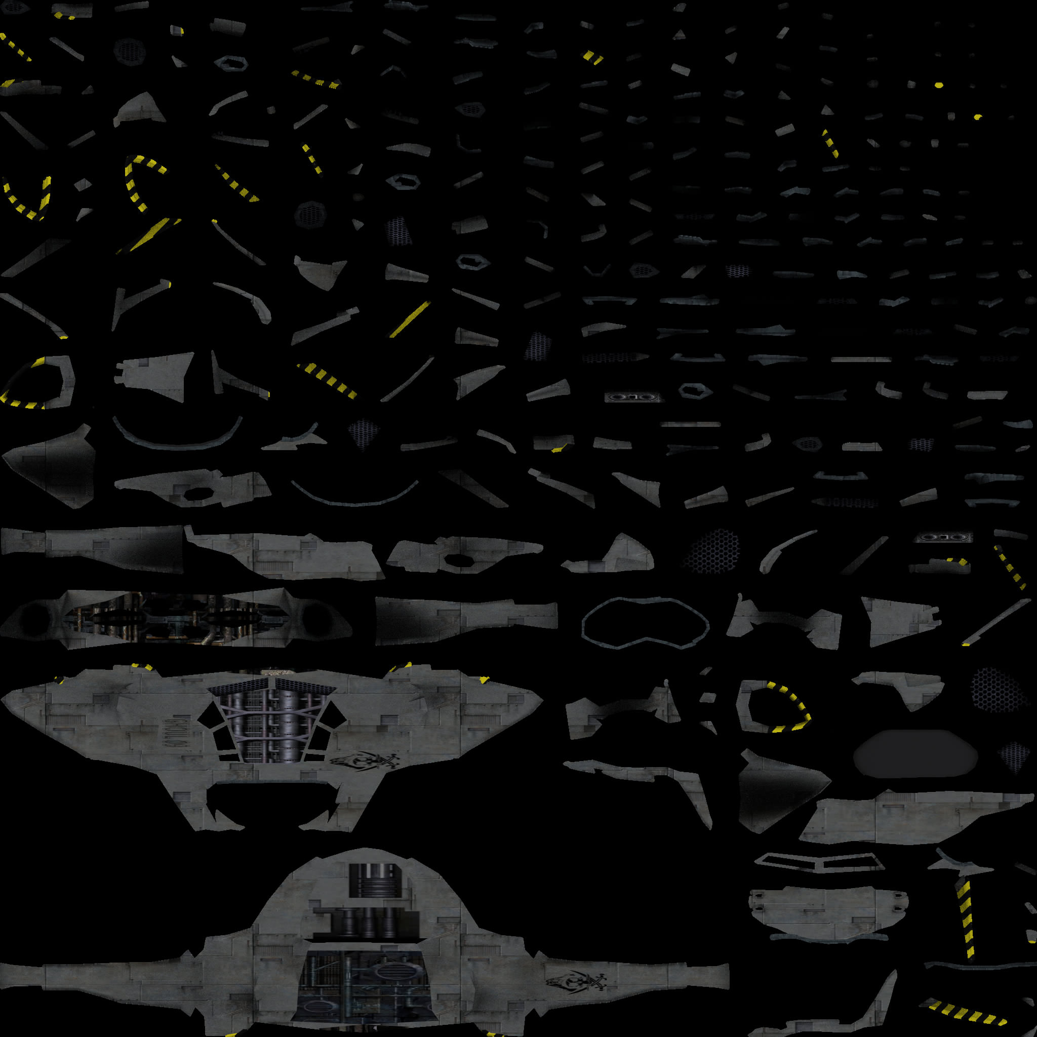 Ghoul - fighter Low-poly 3D model_1