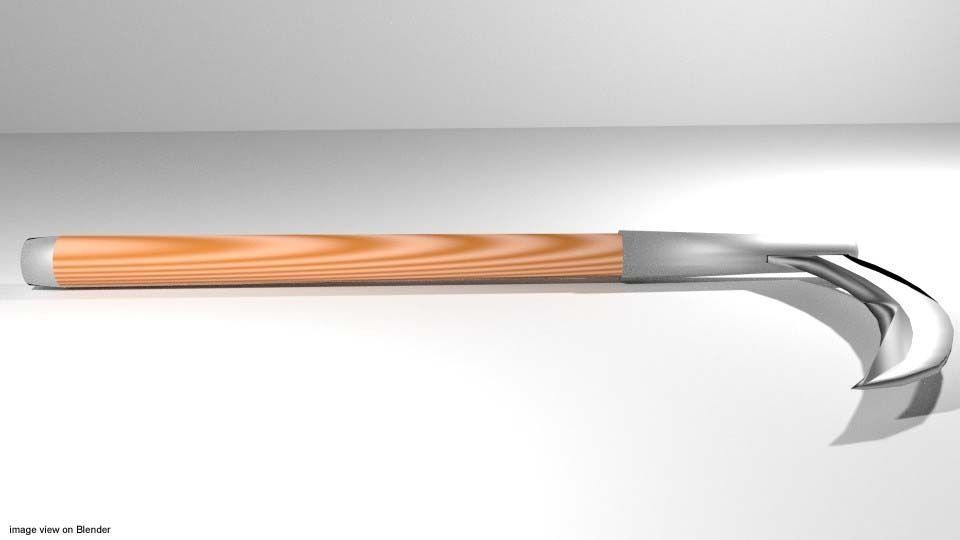 Farm Tool - Scythe 3D model_1