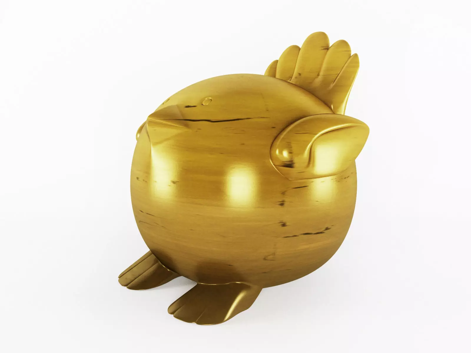 GOLD BIRD Free 3D model