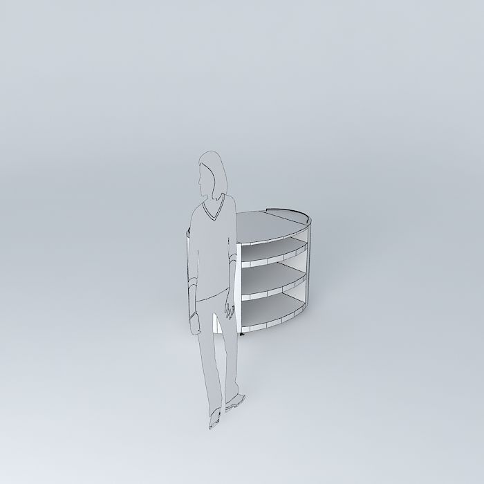 tea cart bar cart help Free 3D model_3