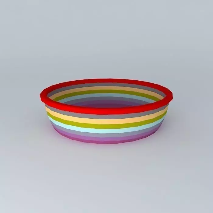 bowl rainbow Free 3D model