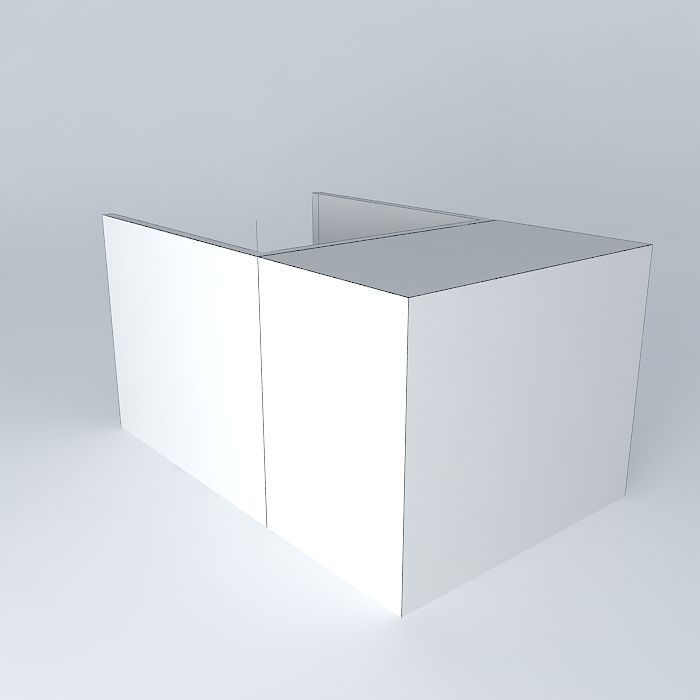 paulaorkut room with table and chairs Free 3D model_4