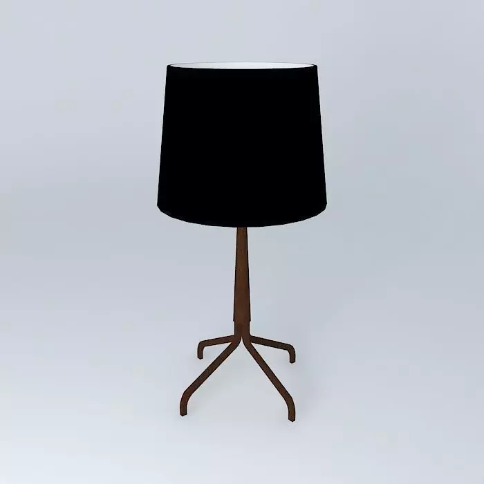 lamp lamp table with shade Free 3D model_0