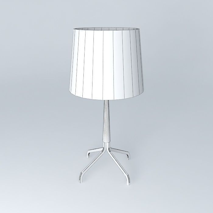 lamp lamp table with shade Free 3D model_3