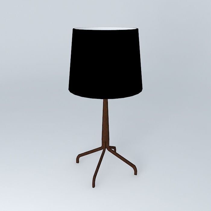 lamp lamp table with shade Free 3D model_1