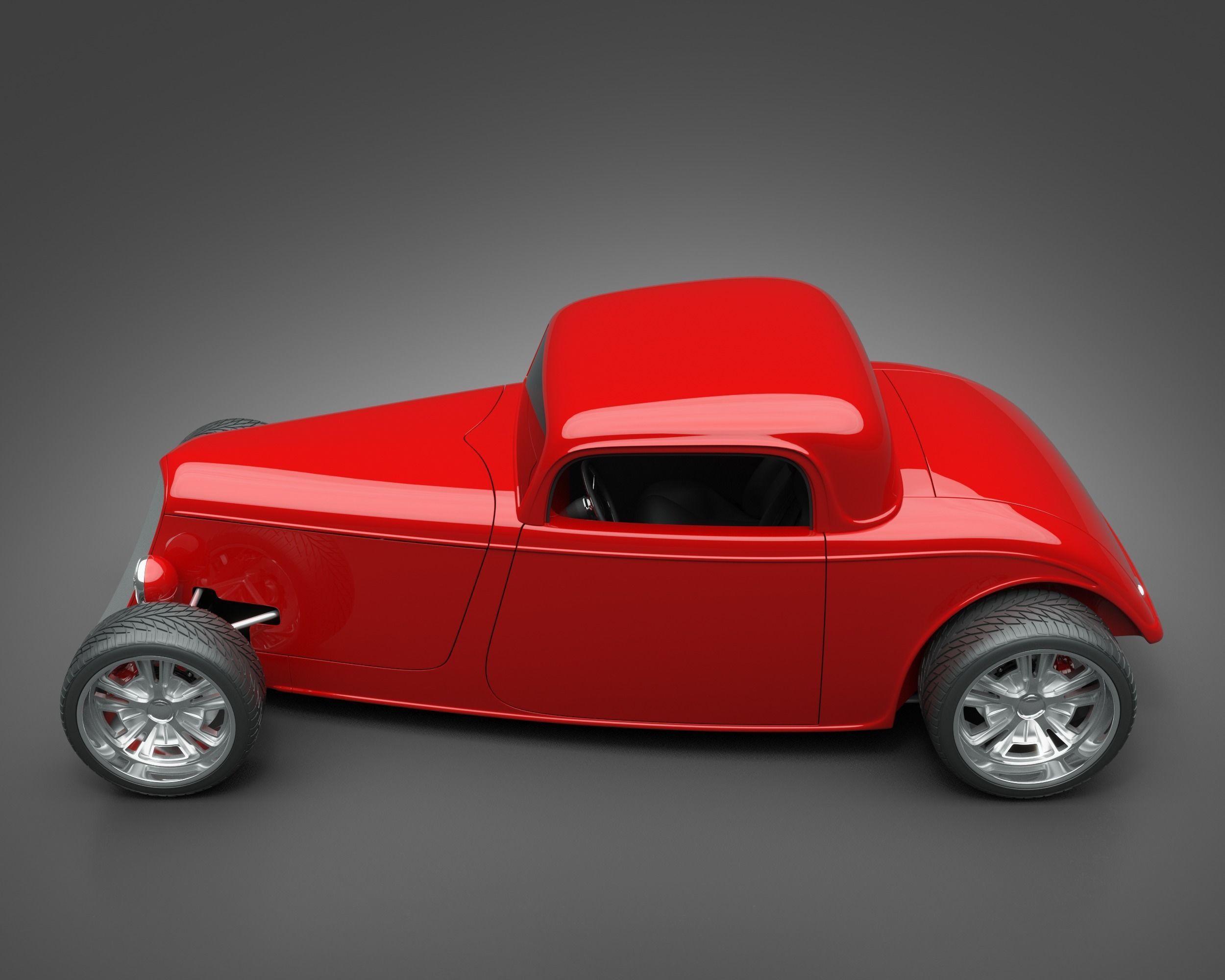 1933 FactoryFive Hot Rod 3D model_4
